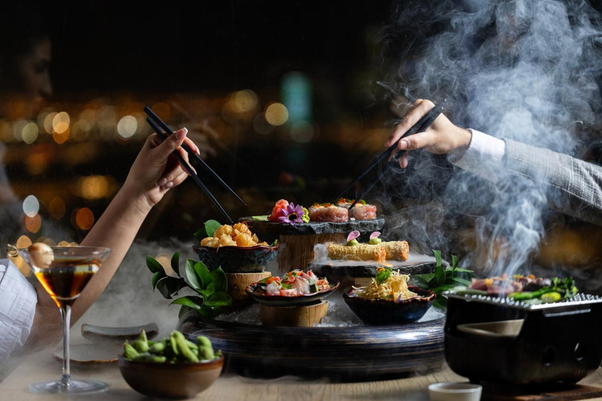 Готель Park Hyatt Доха Екстер'єр фото A selection of dim sum
