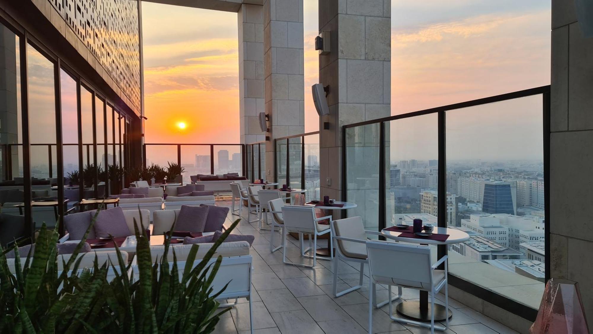 Готель Park Hyatt Доха Екстер'єр фото View from the rooftop bar